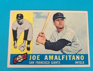 1960 Topps #356 Joe Amalfitano San Francisco Giants BASEBALL Card i - Picture 1 of 2