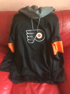 adidas Philadelphia Flyers Women's Black Crewdie Pullover Hoodie Nwt Size XXL  - Image 1 of 4