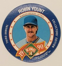 1990 Robin Yount King B Baseball Card Disc #18 Third Annual Collectors' Edition