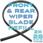 For Mercedes A-Class frameless wiper blade refills 97-04 Front Rear cut to size