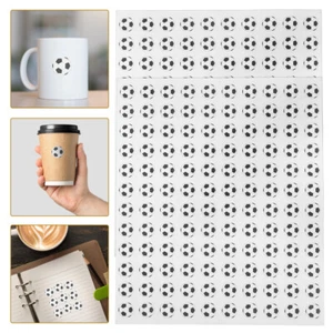 20 Sheets Football Stickers Child Soccer Adhesive Diy Sports Decals - Photo 1/12