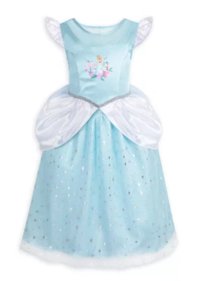 NOVA Camisola Disney Store CINDERELA Deluxe Fantasia Tamanho 5/6 Nova Com Etiqueta - Imagem 1 de 3