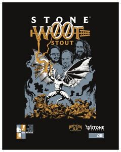 ALAN DAVIS autographed W00tstout 2019 Stone Brewing print limited to 300!
