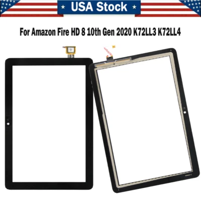 Touch Screen Digitizer Replace For Amazon Fire HD 8 10th Gen 2020 K72LL3 K72LL4 - Image 1 of 4