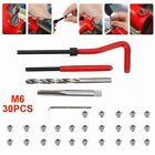 M6 Metric Thread Repair Tool 30 Piece Kit With Stainless Steel Inserts