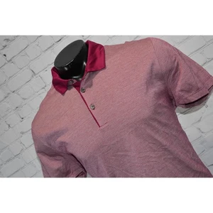 Boss Hugo Boss Golf Polo Shirt Mens Size 2XL XXL Pink Cotton  - Picture 1 of 8