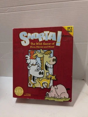 Snorta Game 100% COMPLETE Out of the Box 2004 Farm Animals Party Read Desc - Image 1 of 4