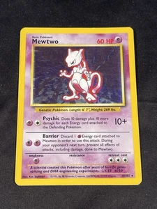 POKÉMON BASE SET UNLIMITED MEWTWO HOLO 10/102 - Bild 1 von 8