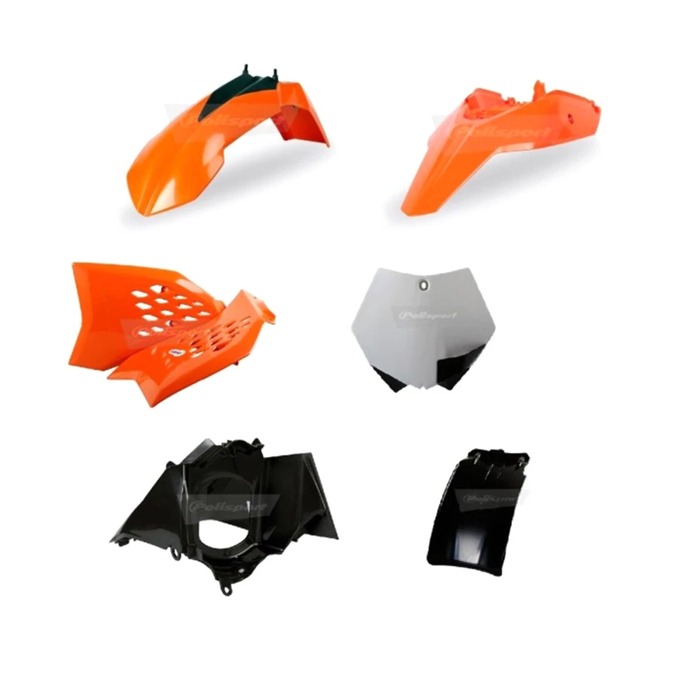 KIT PLÁSTICO POLISPORT KTM SX65 2012-2015, OEM 13-15 Foto 1 de 1