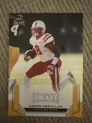 2015 Leaf Draft 29 Football Card Lot Parallel Ameer Abdullah Kroft Aghlor Brown - Image 1 of 4
