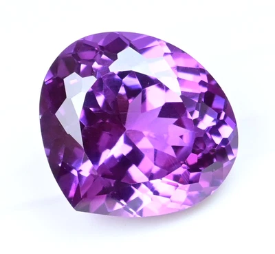 Piedra preciosa CERTIFICADA impecable de alejandrita púrpura-rosa rara natural de 19,35 quilates Foto 1 de 4