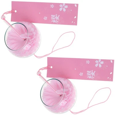  2 Pcs Wind Chimes for Garden Japanese Glass Vintage Bell Decorations - Image 1 of 4