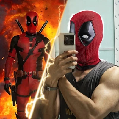 Deadpool Mask Halloween Cosplay Costume Prop Full Head Helmet Carnival Costume