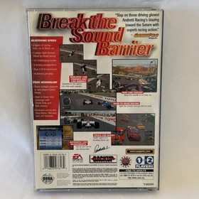 Andretti Racing (Sega Saturn 1996) Vintage Video Game BACK CASE COVER ONLY