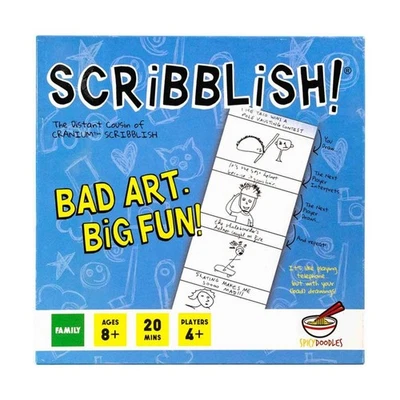 Spicy Doodles Board Games Scribblish! Box VG/NM - Image 1 of 2