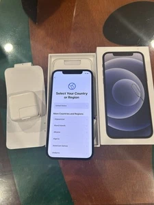 🔥🔥Apple iPhone 12 64GB AT&T ✔️Black ✅ Warranty Active 🔋 Clean & Ready! MINT - Photo 1 sur 11