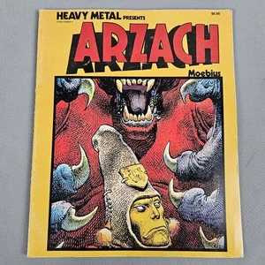 ARZACH by Moebius Heavy Metal 1977 1st US Edition Sci-Fi Fantasy French Comic - Imagen 1 de 11