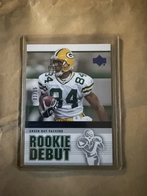 2005 Upper Deck Rookie Debut - Javon Walker #36 Gold Spectrum 1/50 - Image 1 of 2
