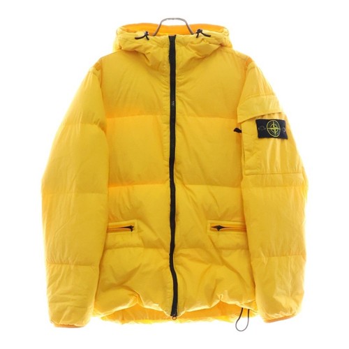 STONE ISLAND 22FW Garment Dynylon Reps Giacca con cappuccio e braccio laterale giallo u