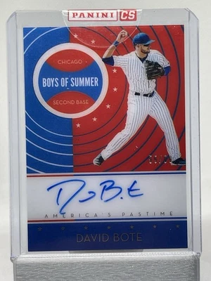 2019 PANINI CHRONICLES BOYS OF SUMMER DAVID BOTE RC AUTO 55/99 - Image 1 of 3