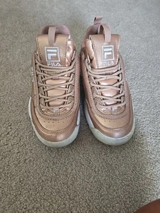 Fila Disruptor Shoes Rose Gold Size 6.5 - Picture 1 of 6