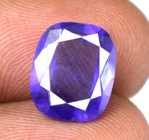 AGI Certified 11.05 Ct Natural Burma Purple Spinel Cushion Gemstone B50735 - Picture 1 of 9