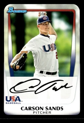 Carson Sands 2011 Bowman Draft Picks & Prospects #BDPP105 Prospects - Image 1 of 2