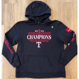 Neu ohne Etikett Texas Rangers World Series Champions 2023 Fanatics Hoodie für Herren - XL - schwarz - Bild 1 von 7