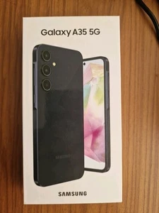 Samsung Galaxy A35 Smartphone 5G 128GB storage 6GB RAM Awesome Navy - Picture 1 of 5