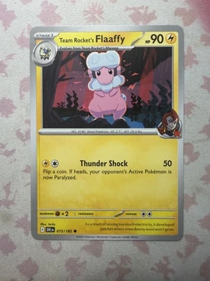 Team Rocket's Flaaffy Common SV10: Destined Rivals 073/182 NM - Image 1 of 2