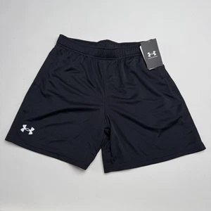 Under Armour Tech Mesh Youth Boys Shorts Black Ventilated Breathable Mesh L NWT - Picture 1 of 5