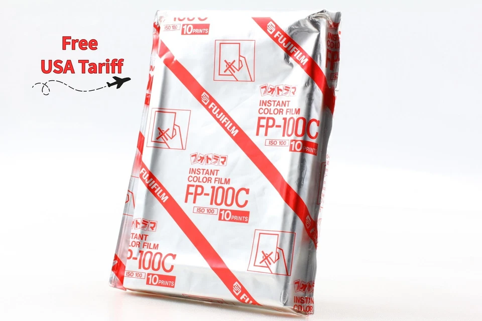 [Unused] Fujifilm FP-100C Instant Color Film Expired.02/2006 From JAPAN - Image 1 of 4