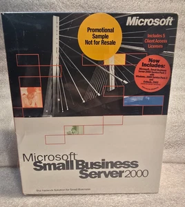 Microsoft Small Business Server 2000 Network Solution Rare Brand New & Sealed - Bild 1 von 7