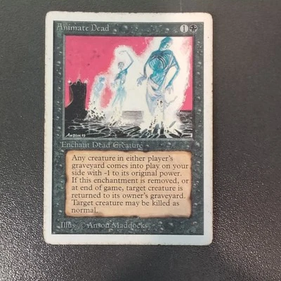 Animate Dead Unlimited Edition HP Regular MTG FREE SHIPPING - Image 1 of 2