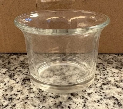 Juego de 6 candelabros votivos de vidrio Letine Tealight - Transparente NUEVO en caja Foto 1 de 4