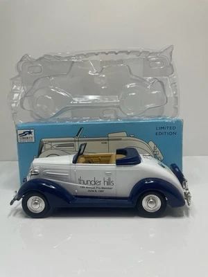 SpecCast 1937 Chevrolet Cabriolet Roadster Diecast Metal Coin Bank Thunder Hills - Image 1 of 4