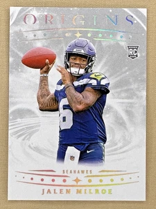 2025 Panini Origins Jalen Milroe RC White Variation Seattle Seahawks #103 - Picture 1 of 2