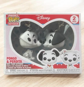 Funko Pocket POP! Portachiavi Disney Movie 101 Dalmati Pongo e Perdita Mini omaggio - Foto 1 di 5