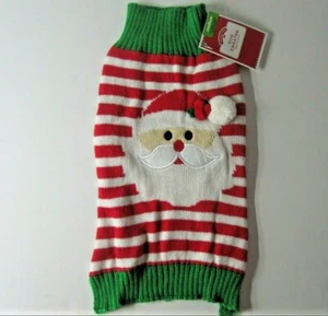 SimplyDog Dog Sweater Santa Claus XX Small, Extra Small, Small or Medium New - Picture 1 of 4