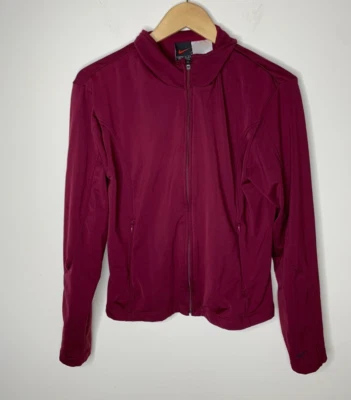 Chaqueta Nike Alpha Project Cremallera Completa Mujer Grande 12-14 Vintage Granate Línea Polar Foto 1 de 4