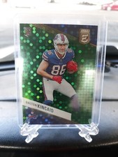 2023 Panini Donruss Elite Dalton Kincaid Rookie RC Green Disco Parallel SP Card