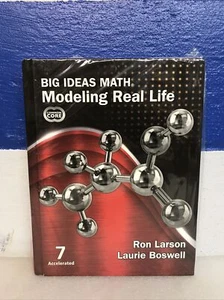Big Ideas Math Modeling Real Life Common Core Grade 7 Accelerated New Sealed - Bild 1 von 3