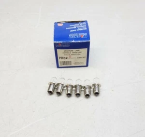 PR2 Wagner Lighting Product 2.38V 0.8CP Miniature Multi Purpose Lamp x 6pc Bulbs - Picture 1 of 3