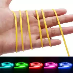 2,7 mm Super Dünn COB LED Streifen Farbige Lichtstreifen Raum Deko Auto Flexibles Band - Bild 1 von 27