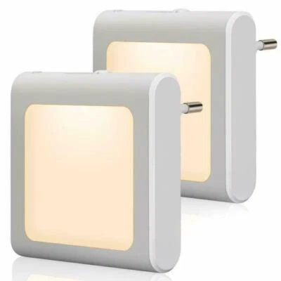 LED Nachtlicht Lichtsensor Notlicht Steckdose Steckdosenlicht Sensorlicht 2pcs - Bild 1 von 4