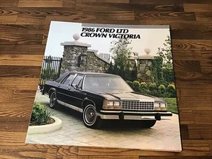 Ford LTD 1986 Crown Victoria 22 páginas catálogo de folletos de autos - Country Squire Wagon - Imagen 1 de 6