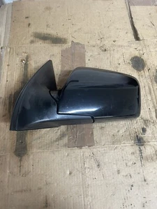 2006 Kia Sportage Mk2 Passenger Side left Nearside Wing Mirror Black OUK30 - Picture 1 of 8