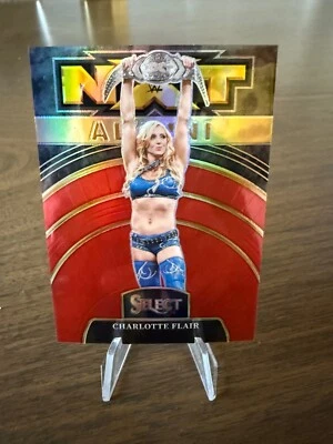 2024 Panini Select WWE  CHARLOTTE FLAIR #3 NXT Alumni Red Prizms 16/99 - Image 1 of 2
