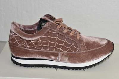 $325 Nuevas Zapatillas Charlotte Olympia WORK IT Terciopelo Bordadas ROSA RUBOR 39 Foto 1 de 4