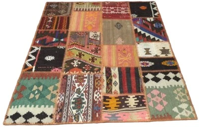 Alfombra decorativa Kilim alfombra turca Kilim alfombra vintage Kilim cáñamo Kilim alfombra de retazos  Foto 1 de 4